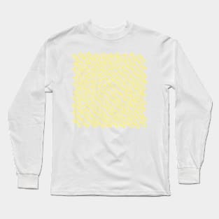 Knit Wave Grey and Yellow Long Sleeve T-Shirt